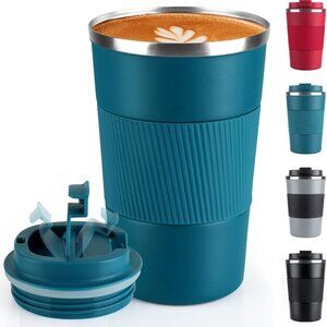Vacuum Stainless Steel Insulated Travel Mug Spill Proof with Leakproof(Any Color